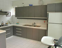 Kitchen after staging