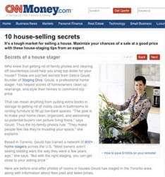 Debra Gould shares house selling secrets on CNN